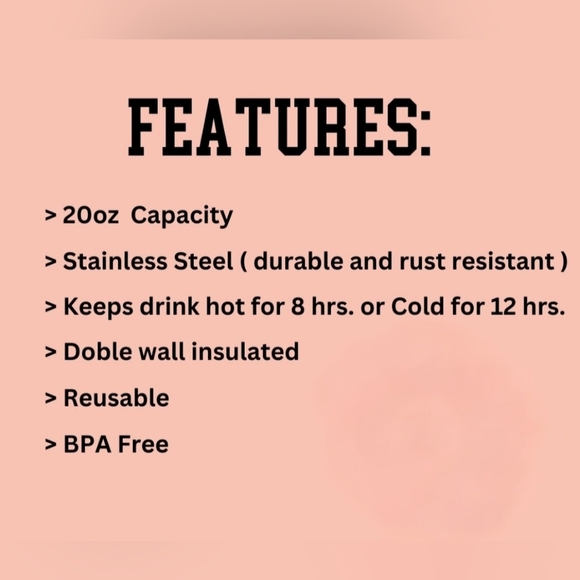 Color block Stripe Monogram 20oz Skinny Tumbler - Picture 5 of 5